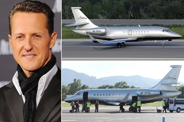 Michael Schumacher – Falcon 200, $22 Million