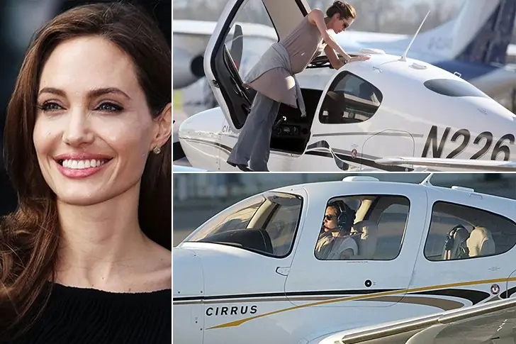 Angelina Jolie – Cirrus SR22, Estimated $650K