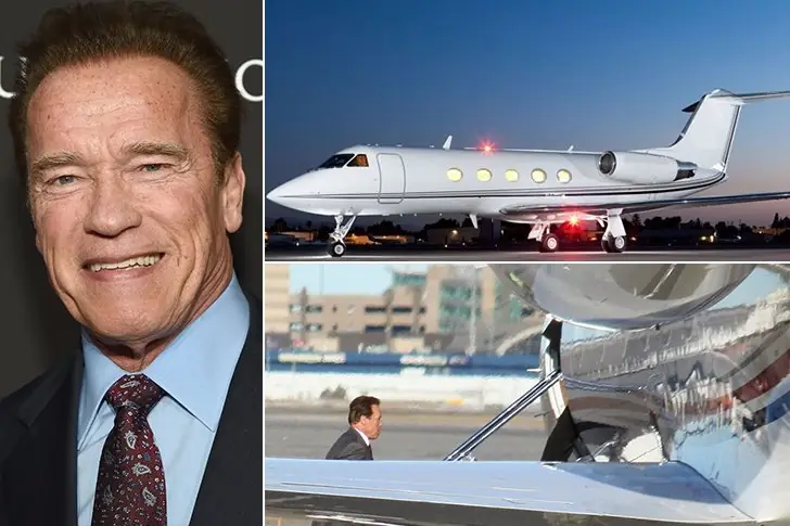 Arnold Schwarzenegger – Gulfstream III, Estimated $35 Million