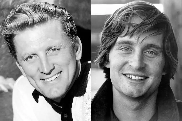 Kirk Douglas ($60 Million) & Michael Douglas ($300 Million) At Age 30