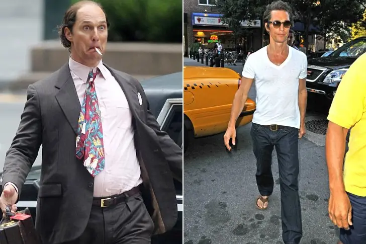 Matthew McConaughey – 42 lbs –  Chicken, Egg Whites & Diet Coke