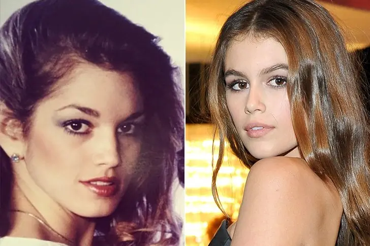 Cindy Crawford ($100 Million)  & Kaia Gerber (Estimated $500K) At Age 16