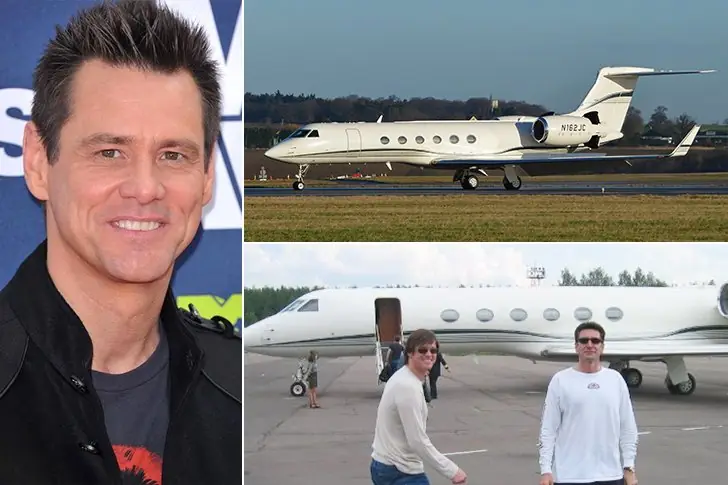 Jim Carrey – Gulfstream V, Estimated $59 Million