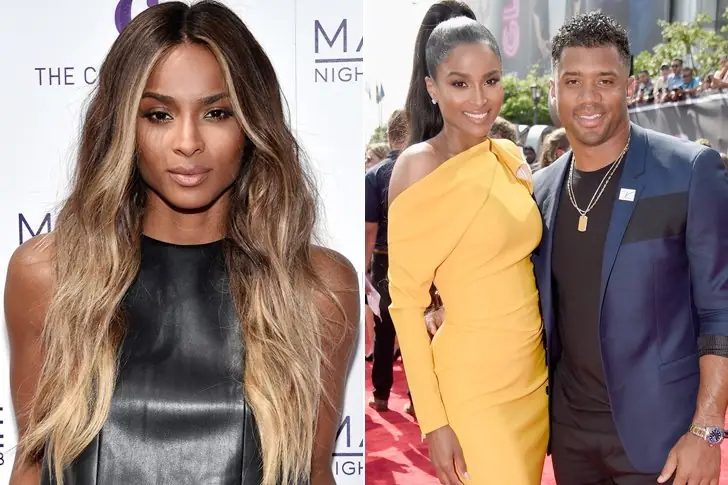 American Football Player Russell Wilson & Ciara