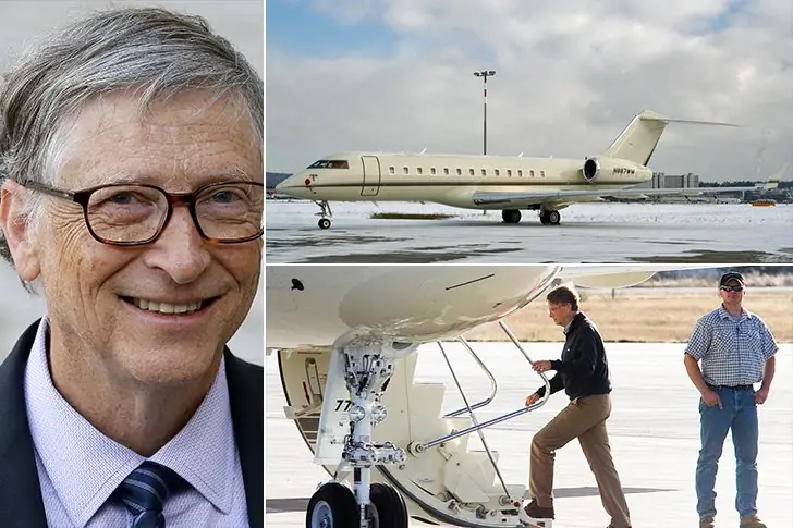 Bill Gates – Bombardier BD-700 Global Express, Estimated $40 Million