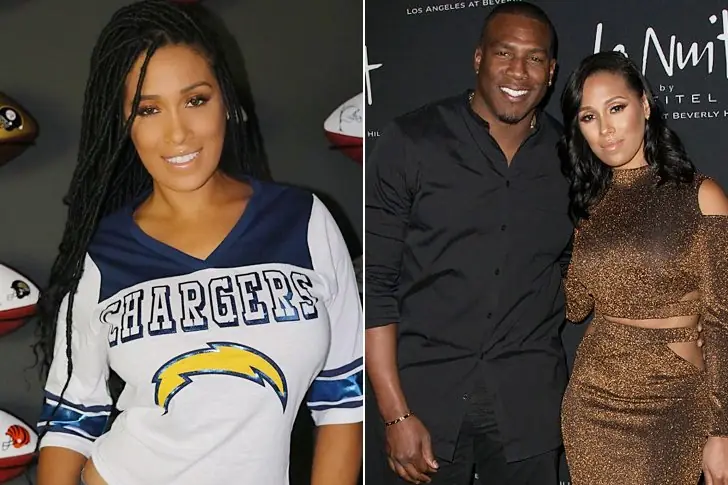 American Football Player Antonio Gates &Sasha Gates