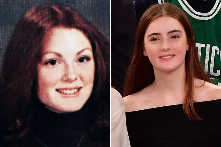 Julianne Moore ($50 Million) & Liv Freundlich At Age 16
