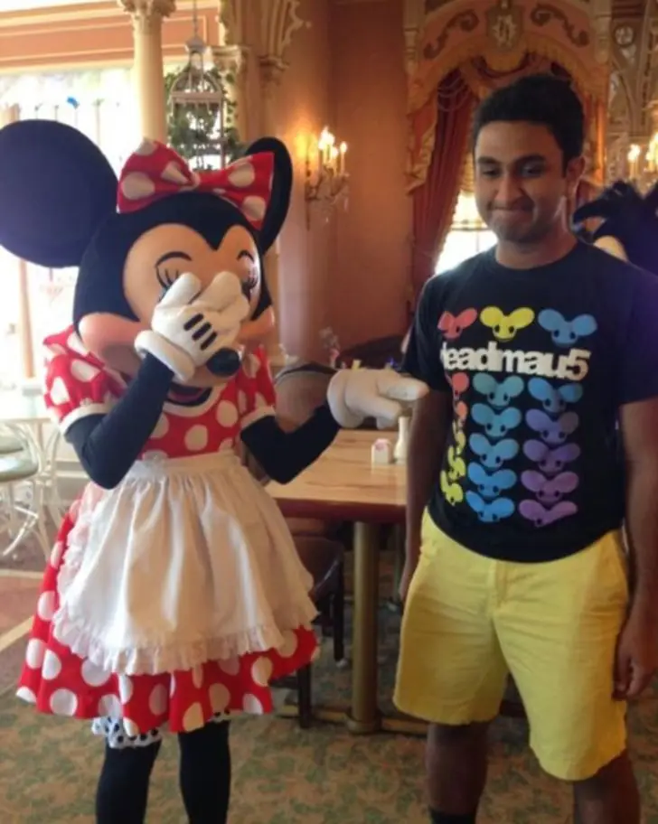 When the Boy Caused a Minnie Embarrassment