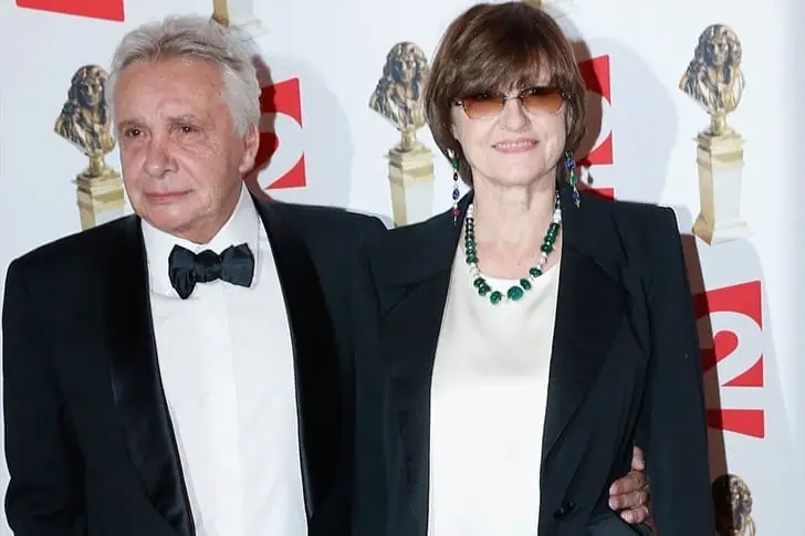 Michel Sardou et Anne-Marie Perrier