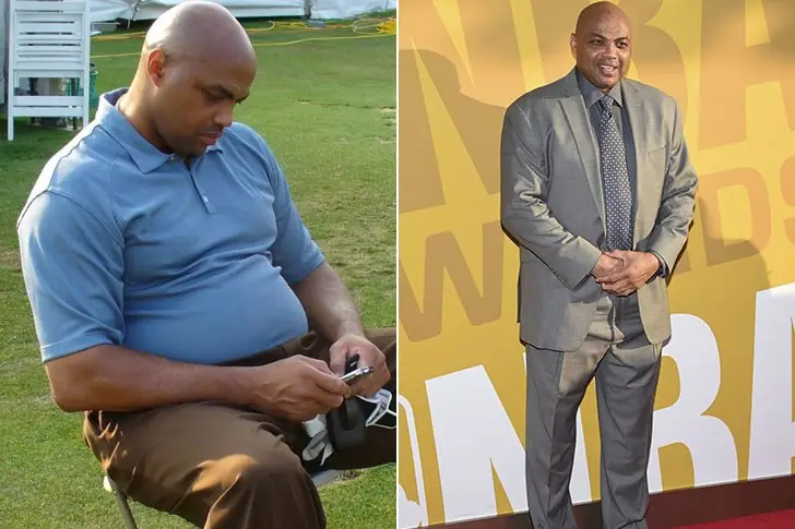Charles Barkley – 40 lbs –  Veggie Diet