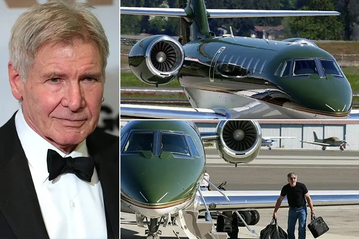 Harrison Ford – Cessna 680 Sovereign, Estimated $18 Million