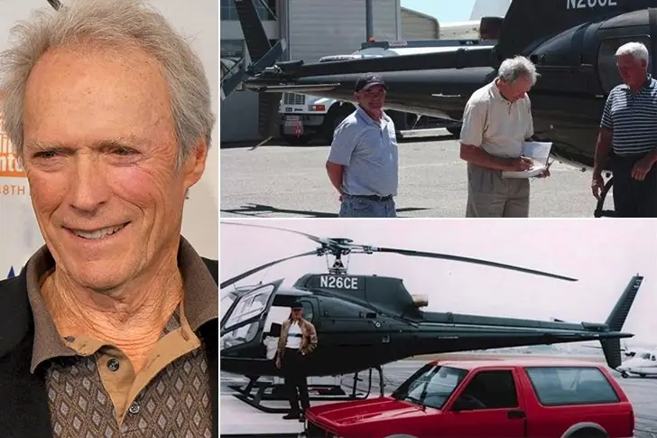 Clint Eastwood – Aerospatiale AStar Helicopter, Estimated $1.5 Million