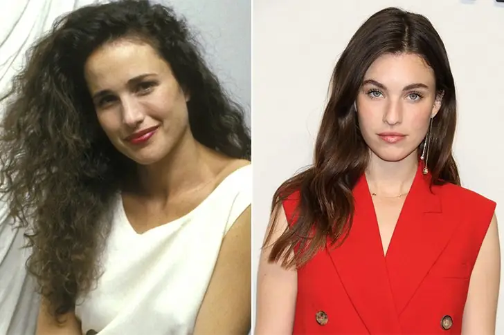 Andie MacDowell ($20 Million) & Rainey Qualley At Age 27