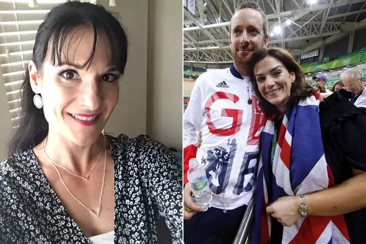 Cyclist Bradley Wiggins & Catherine Wiggins