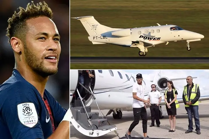 Neymar – Cessna 680, Estimated $10 Million