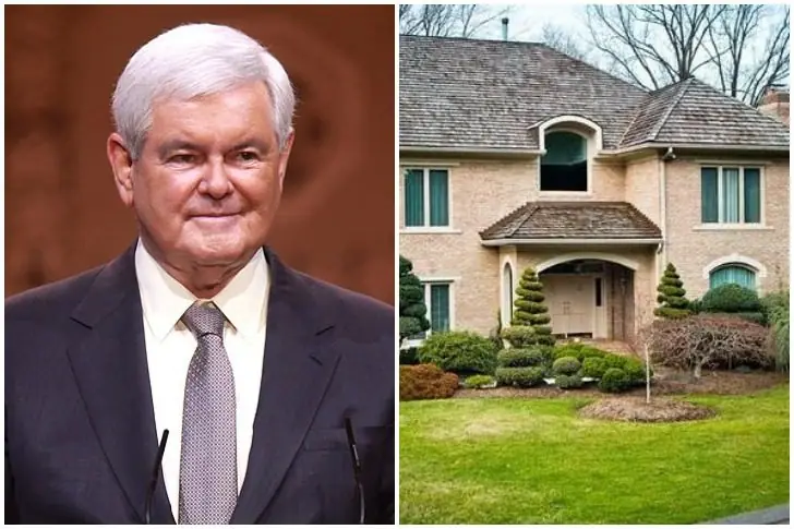 Newt Gingrich – McLean, Northern Virginia, $1.3 Million