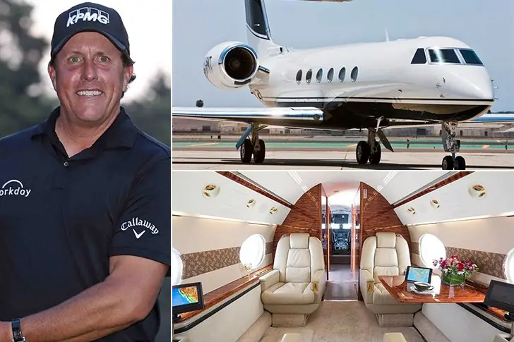 Phil Mickelson – Gulfstream V, Estimated $60 Million