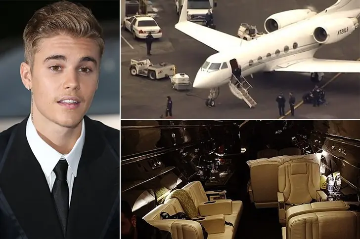 Justin Bieber – Gulfstream G4, Estimated $60 Million