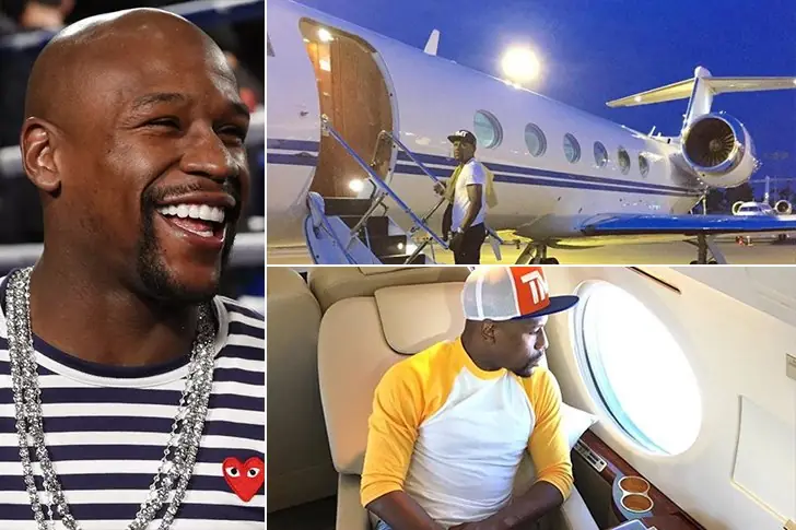 Floyd Mayweather Jr. –  Gulfstream IV, Estimated $40 Million