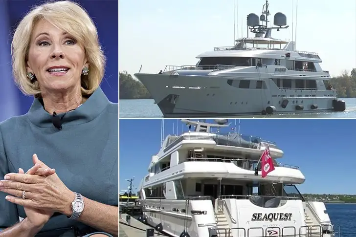 Betsy DeVos – SeaQuest, Estimated $40 Million