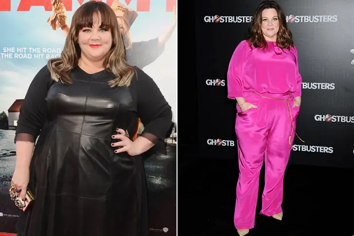 Melissa McCarthy – 45 lbs –  Healthy Lifestyle & Dieting
