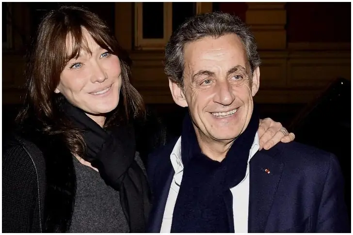 CARLA BRUNI ET NICOLAS SARKOZY