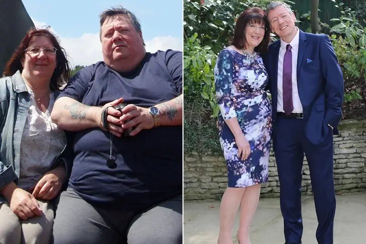 Lesley Hutchinson & Chris Coulter – 308 Lbs combined –  Slimming World